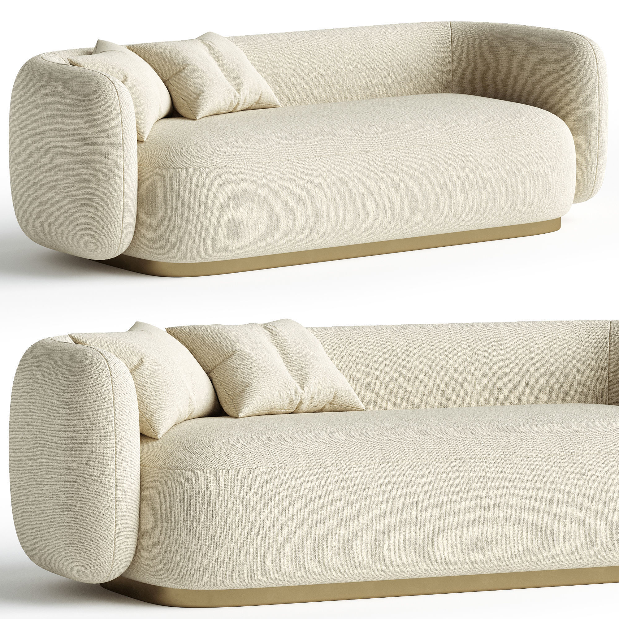 SOFA ROXY Low-poly 3D model_1