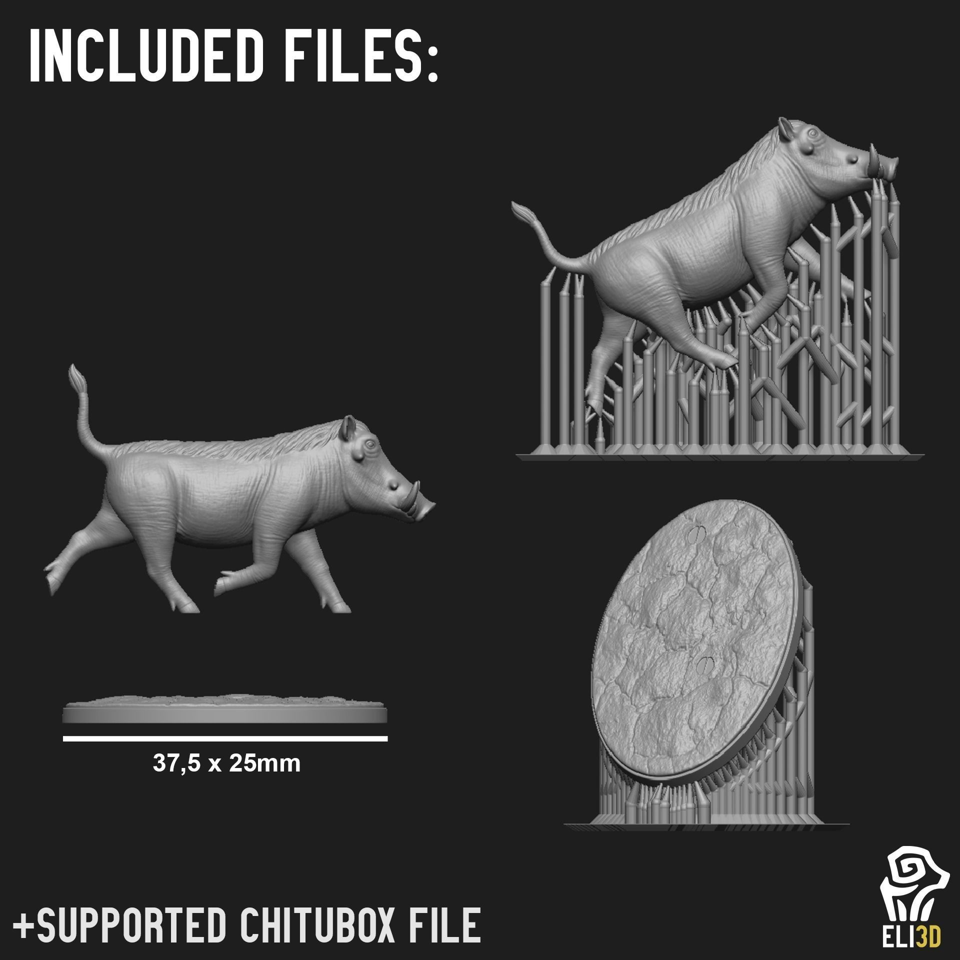 Animals - Savanna Wildlife 3D print model_12