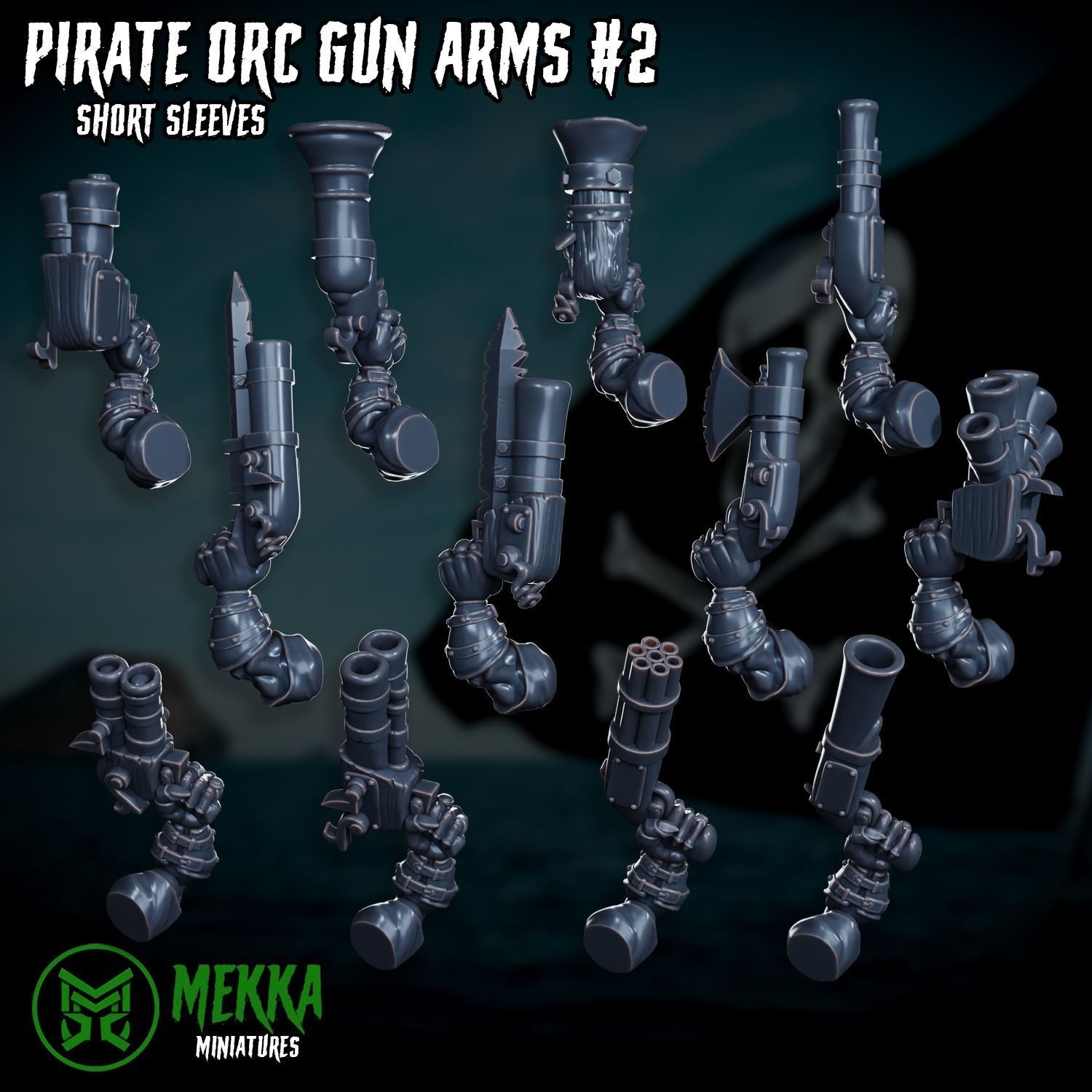 Pirate Orc Boy Set 3D print model_22