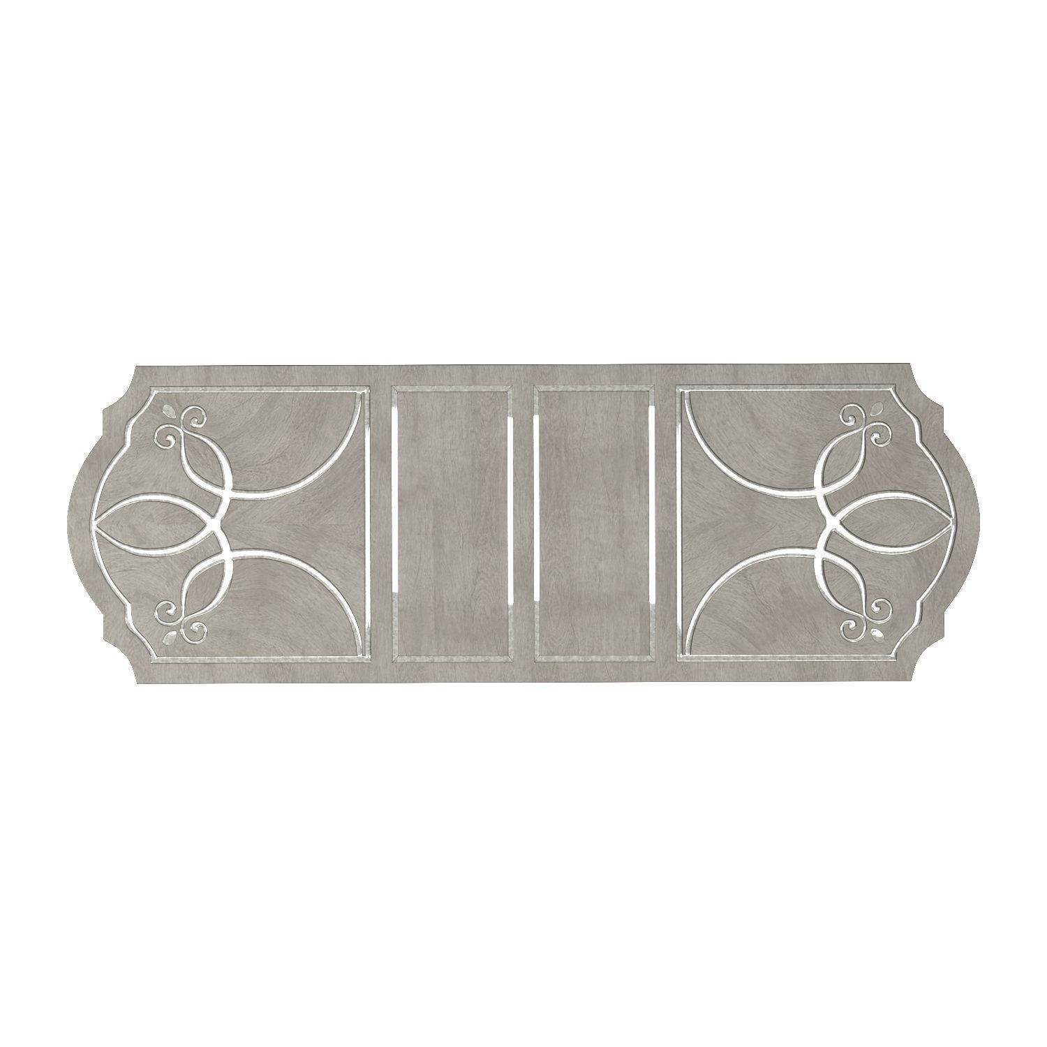 Sanctuary Rectangle Dining Table With 2 20inch Leaves 3D model_3