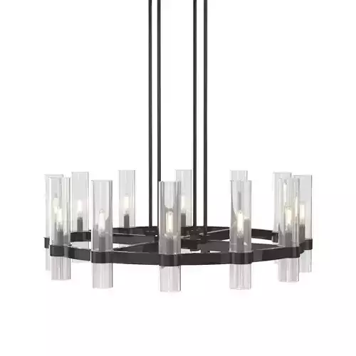 Ravelle Round Chandelier 36in