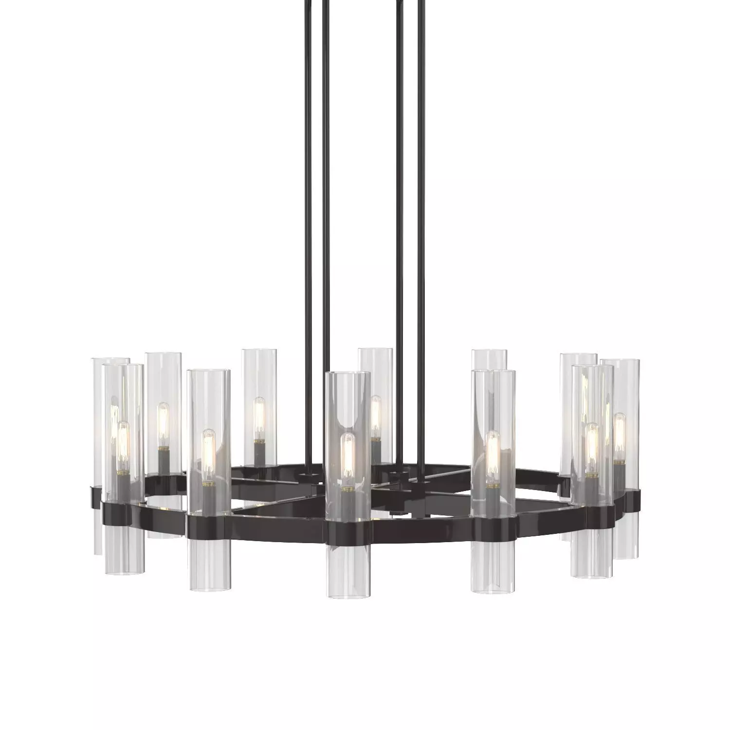 Ravelle Round Chandelier 36in 3D model