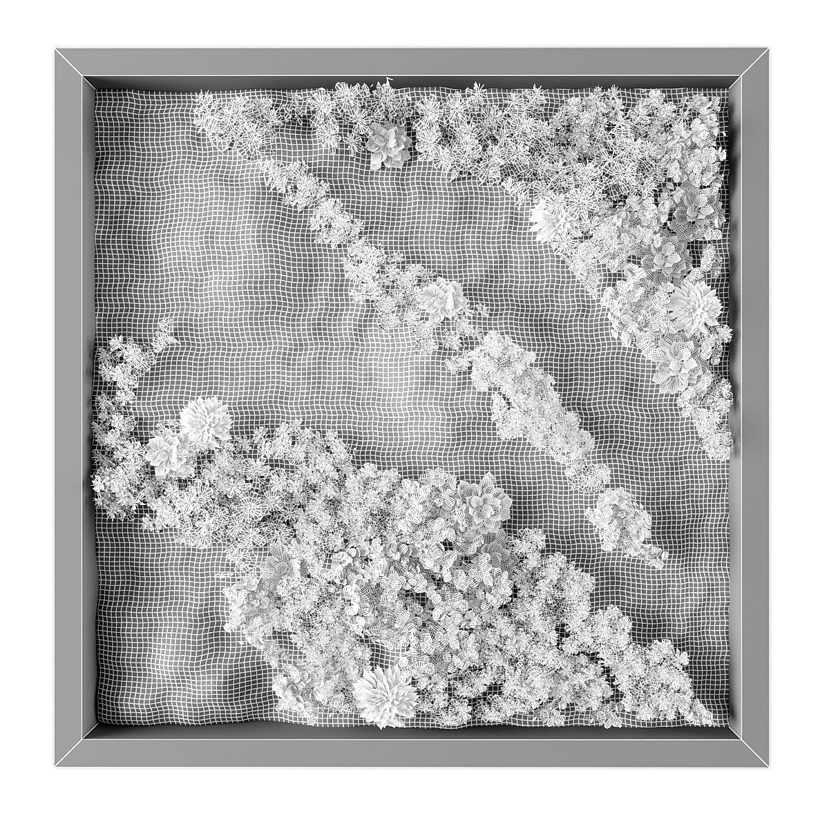 Vertical garden 231 Low-poly 3D model_1