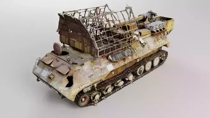 Russian SPR-2M Rtut-BM mercury destroyed by Ukrainian army