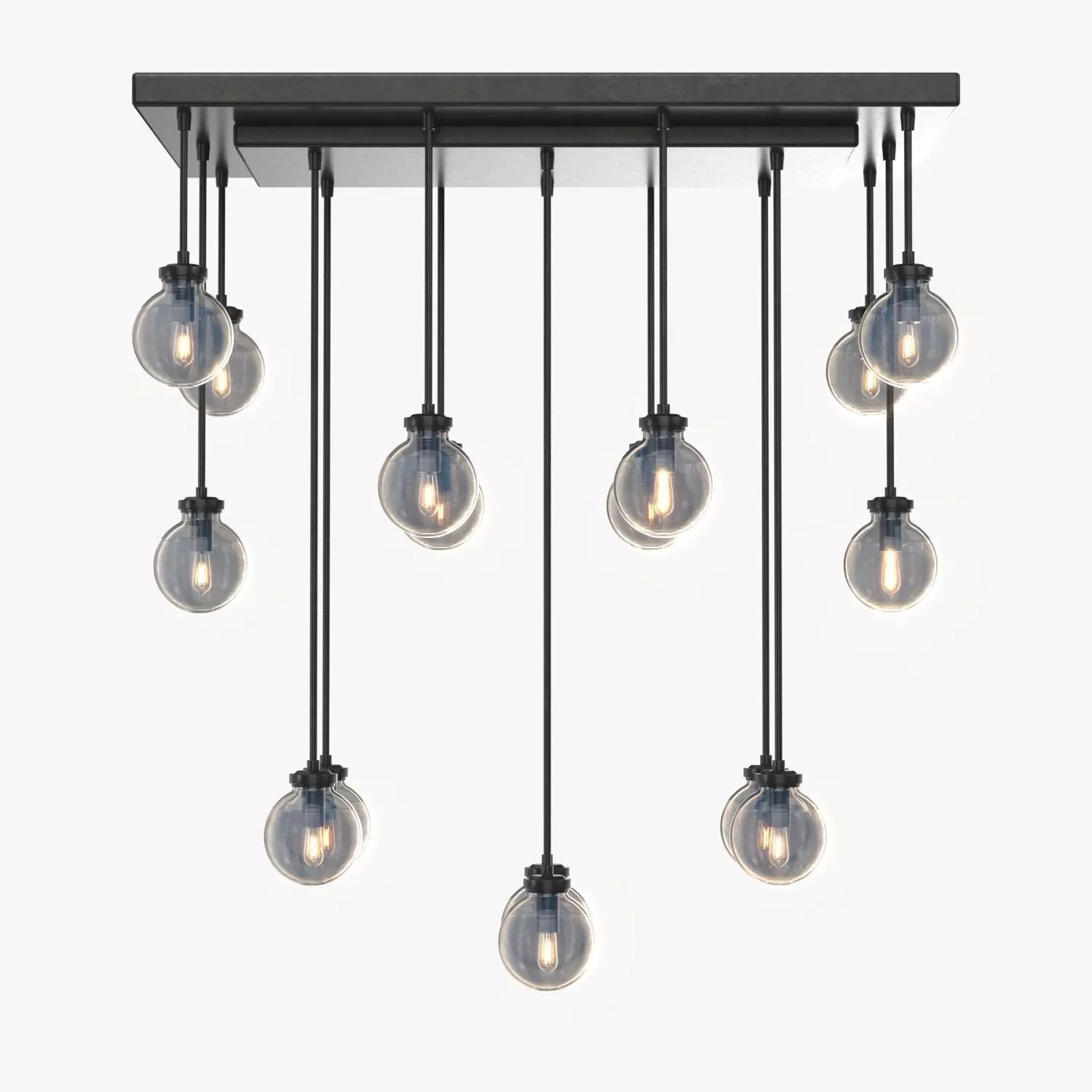 Pearl Linear Chandelier 36in 3D model