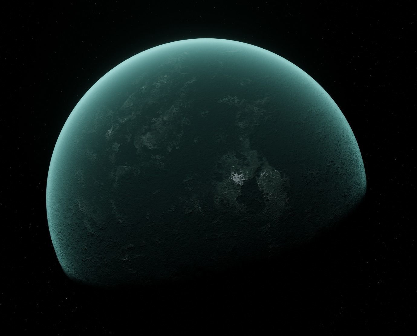 Planet Space Ready to game Low-poly 3D model_4