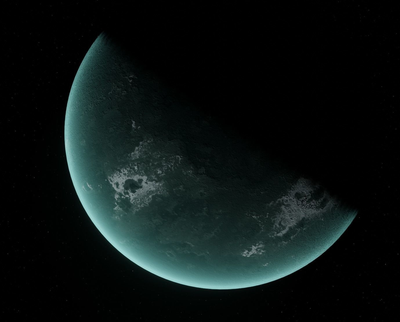 Planet Space Ready to game Low-poly 3D model_3