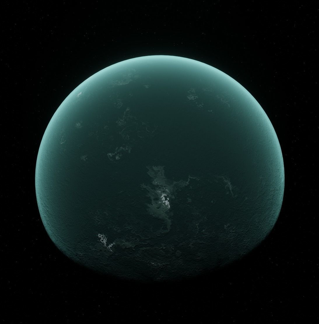 Planet Space Ready to game Low-poly 3D model_1