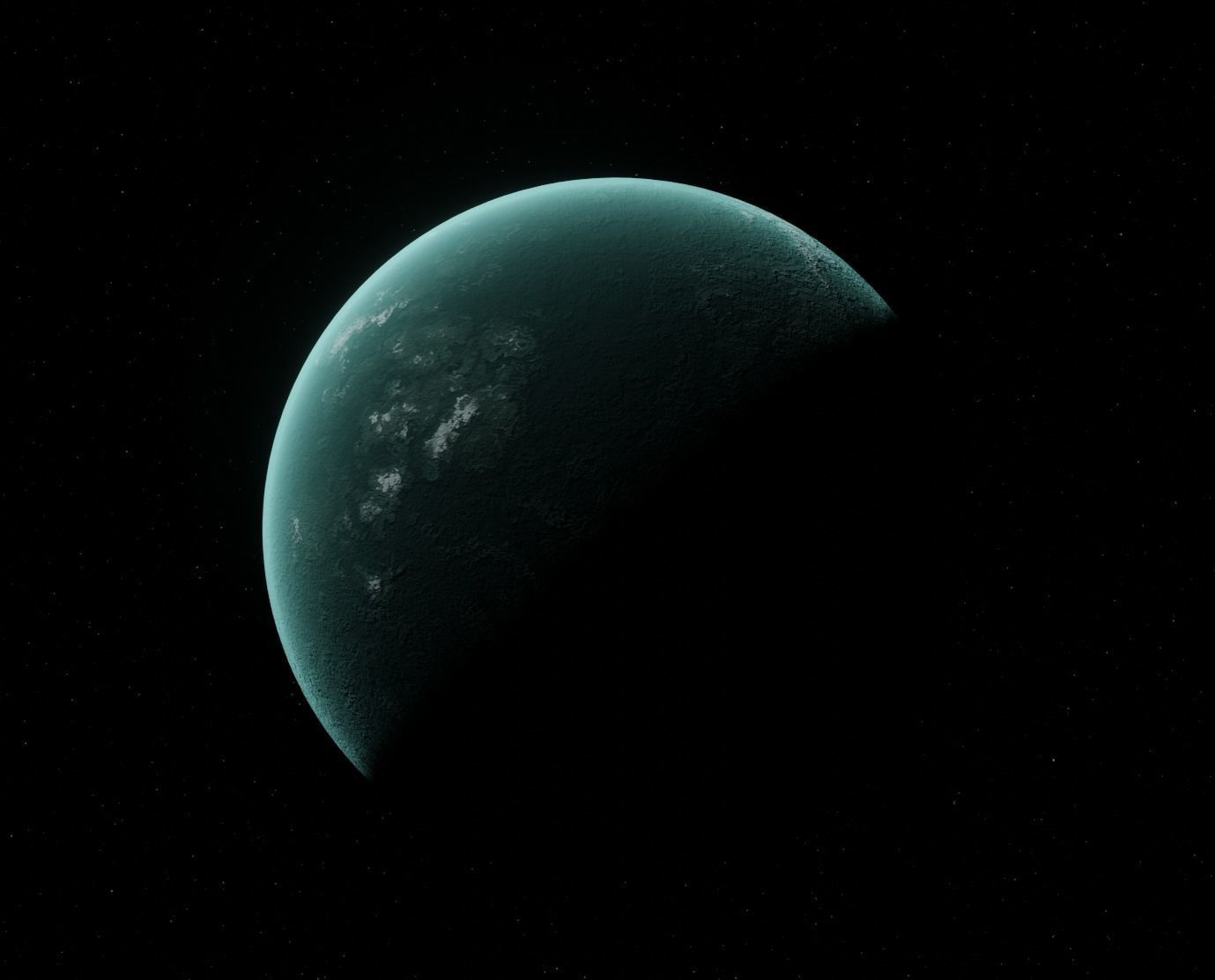 Planet Space Ready to game Low-poly 3D model_6