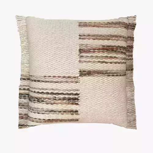 Loloi Magnolia Home Pillow Natural Multi Meadow Blu