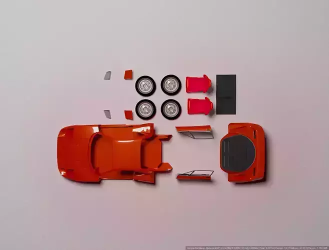 Ferrari F40 3D print model