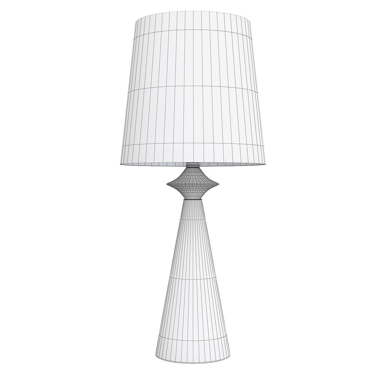 GLISAN TABLE LAMP Low-poly 3D model_1