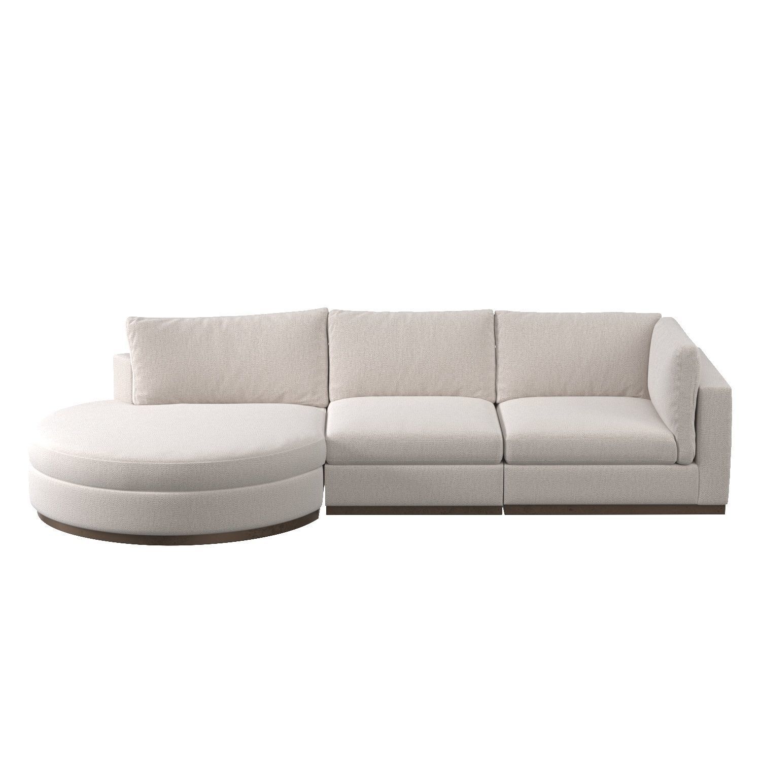 Jagger 3 Piece Sectional 3D model_5