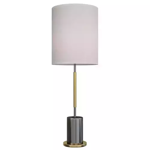 CYLINDER TALL USB TABLE LAMP