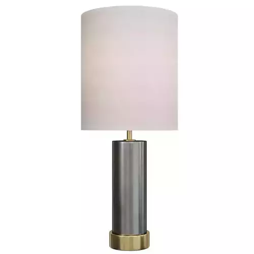 CYLINDER ACCENT USB TABLE LAMP
