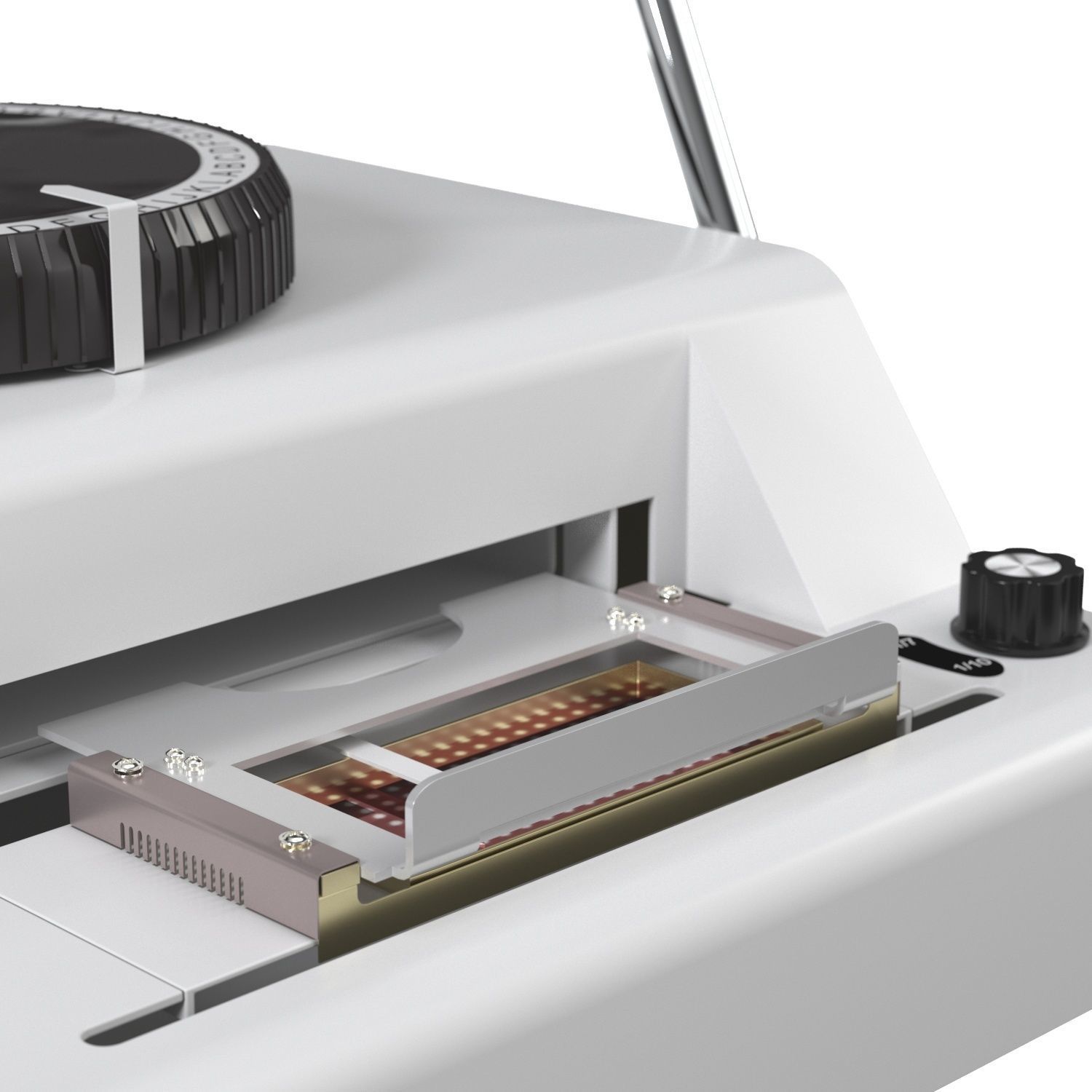 Happybuy Embossing Machine 72 Character Card Embosser 3D model_4