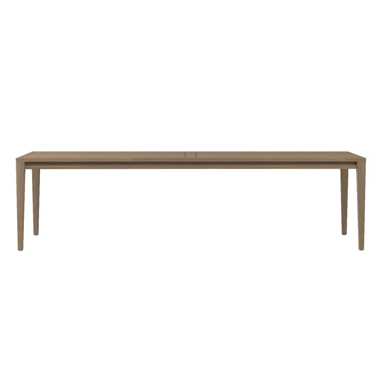 Greystone Teak Rectangular Dining Table 3D model_1