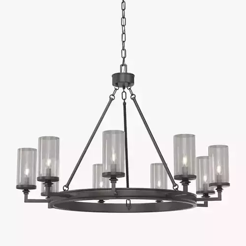 Gresham Collection Nine Light Graphite