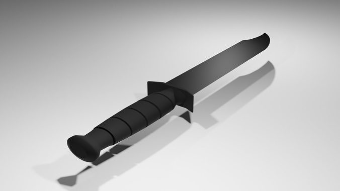 knife Free low-poly 3D model