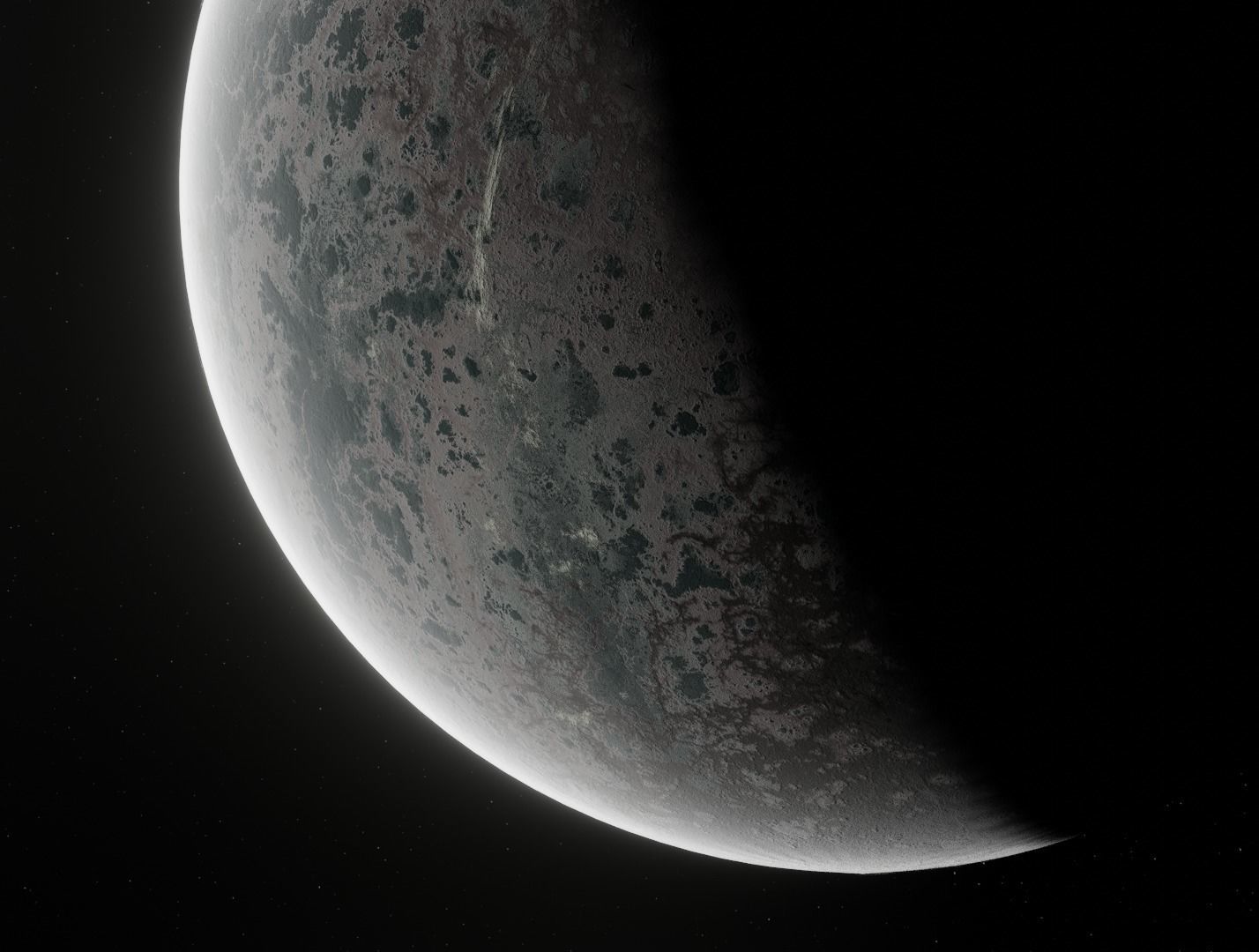 Planet Space Ready to game  Low-poly 3D model_10