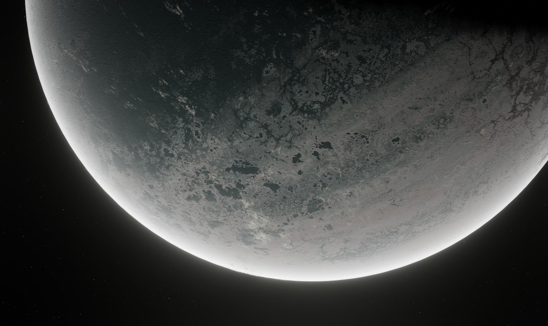 Planet Space Ready to game  Low-poly 3D model_3