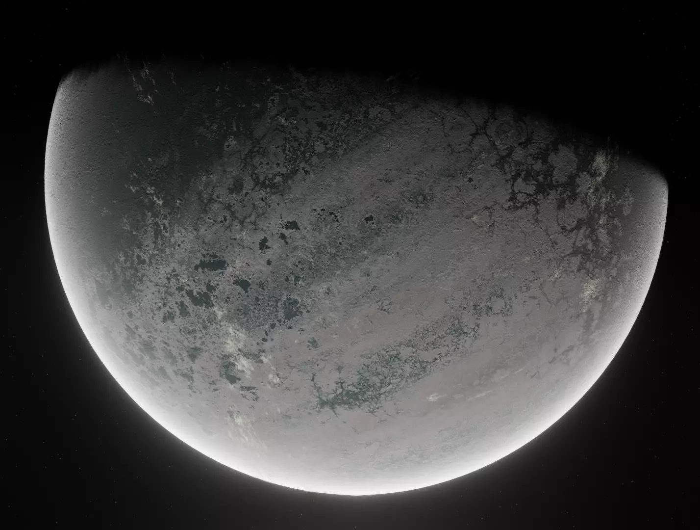 Planet Space Ready to game  Low-poly 3D model_0