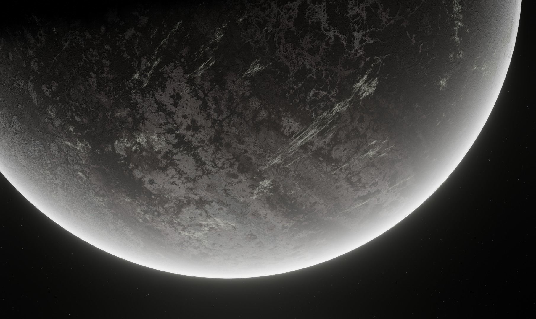 Planet Space Ready to game  Low-poly 3D model_6