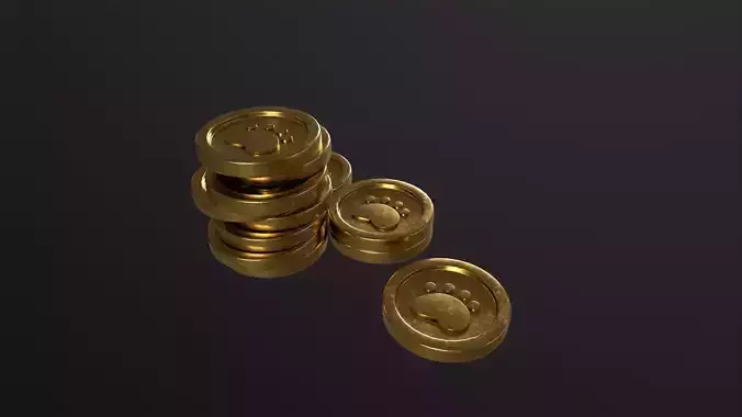 Gold Coin 3D Model