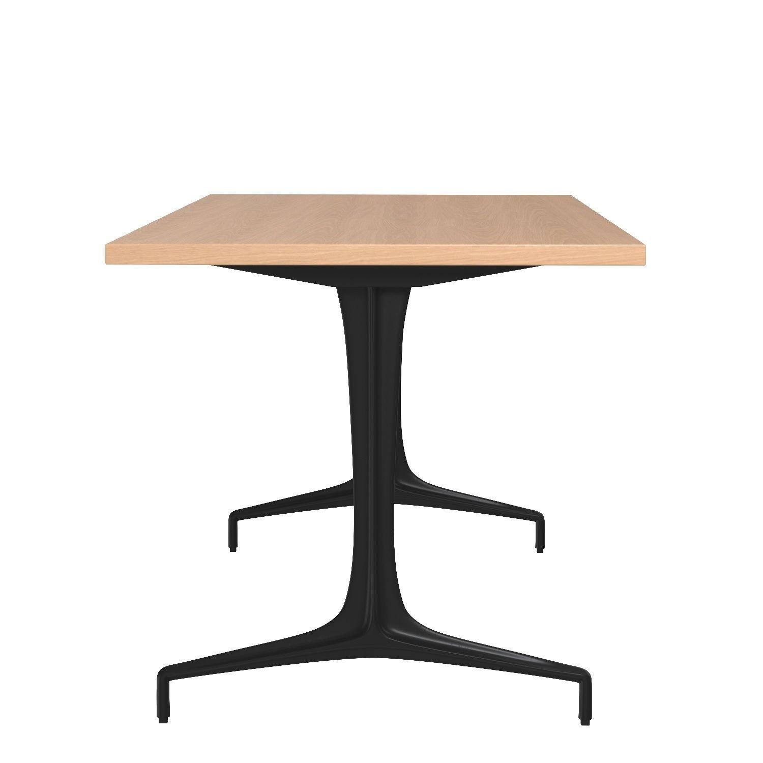 Edge Mount Locking Casters Serif Table 3D model_2