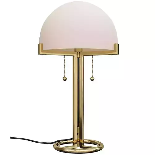 ALTADENA GLASS SHADE TABLE  LAMP
