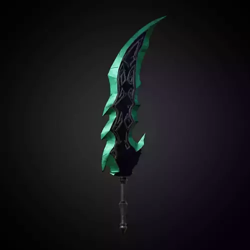 Wounded Sword Emerald Green