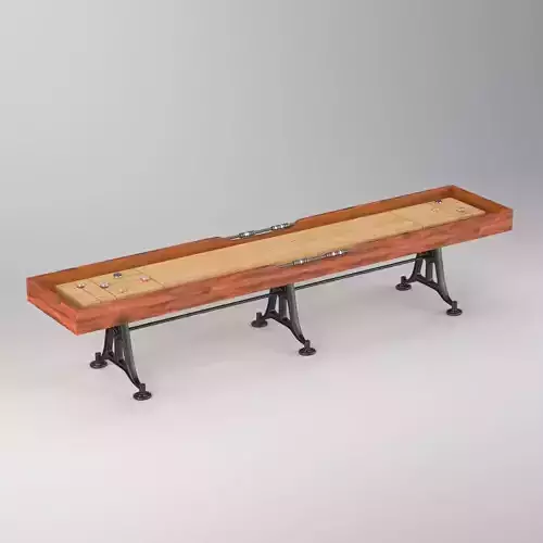District Eight 12ft Shuffleboard Table