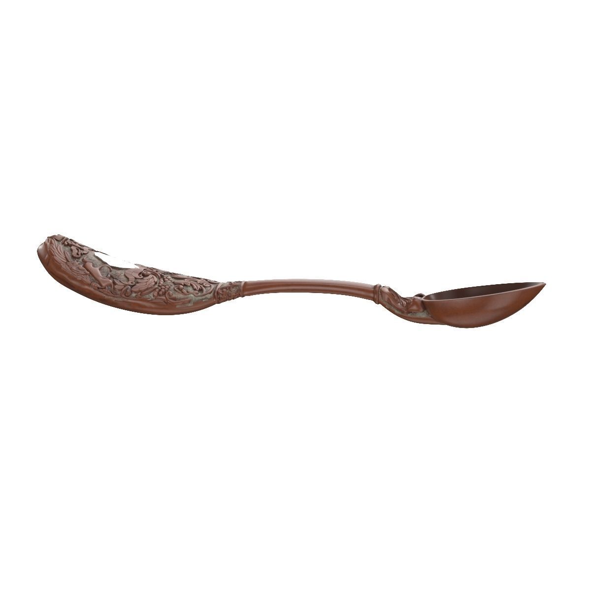 Decorative hay-day Honormen Class 1936 Carved spoon 3D model_3