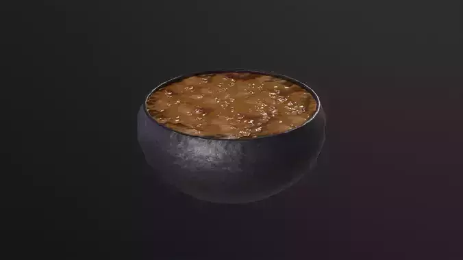 Medieval Tavern Soup 3D Model