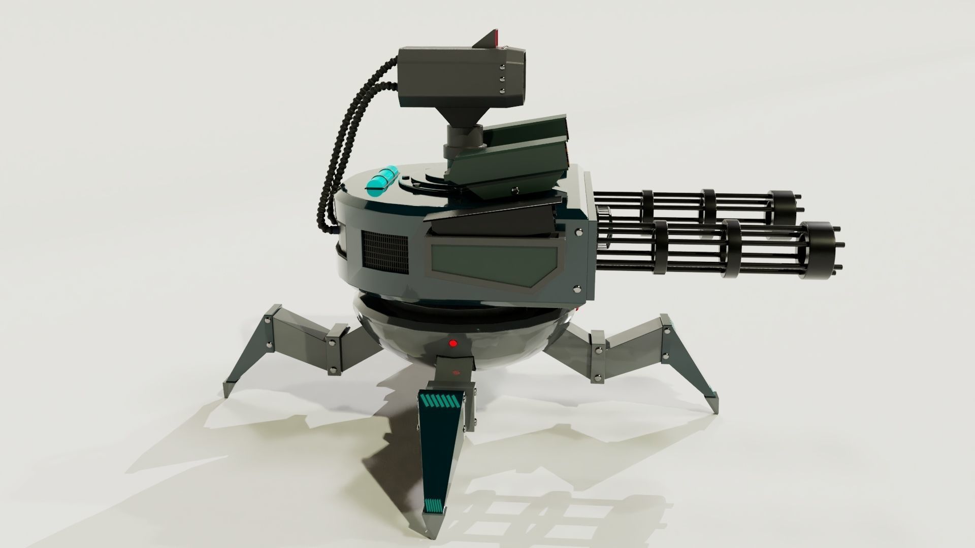 Fighter Robot 3D model_2