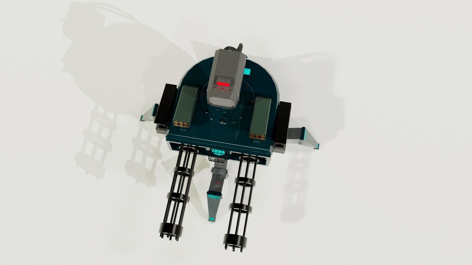 Fighter Robot 3D model_4