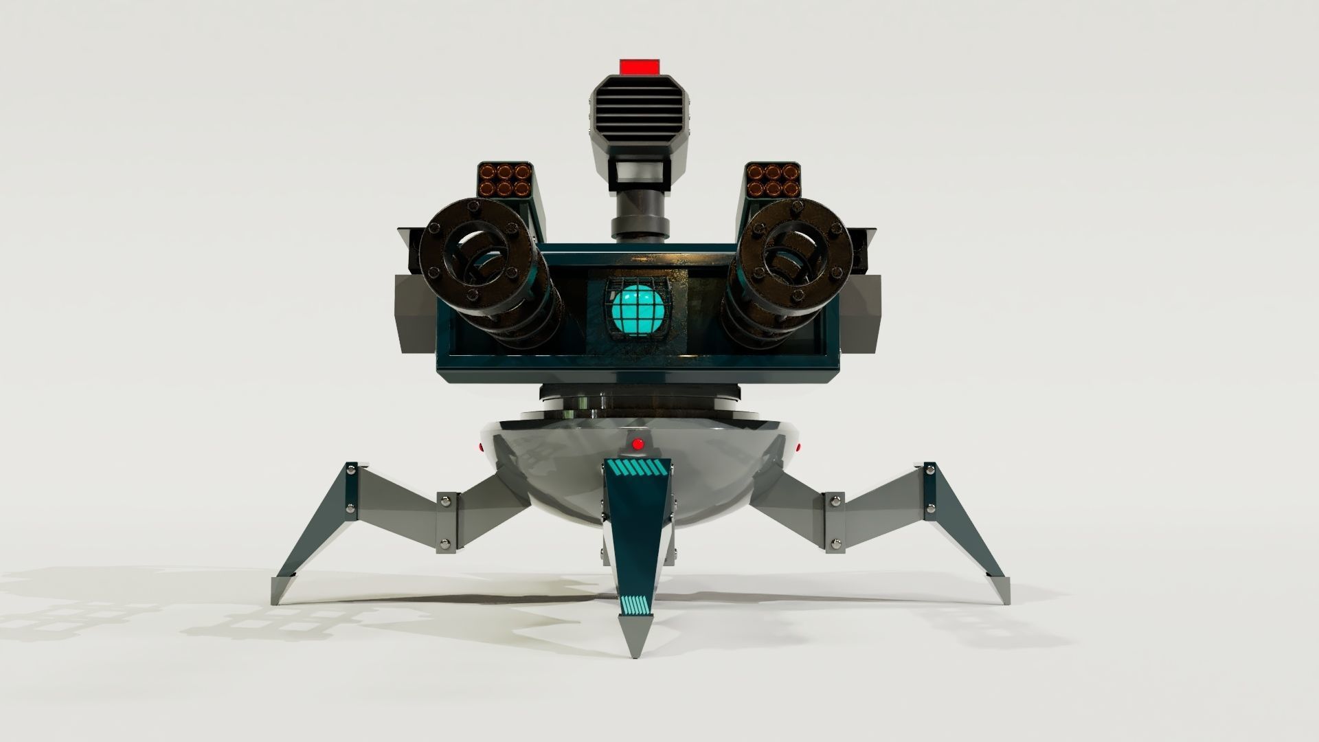 Fighter Robot 3D model_3
