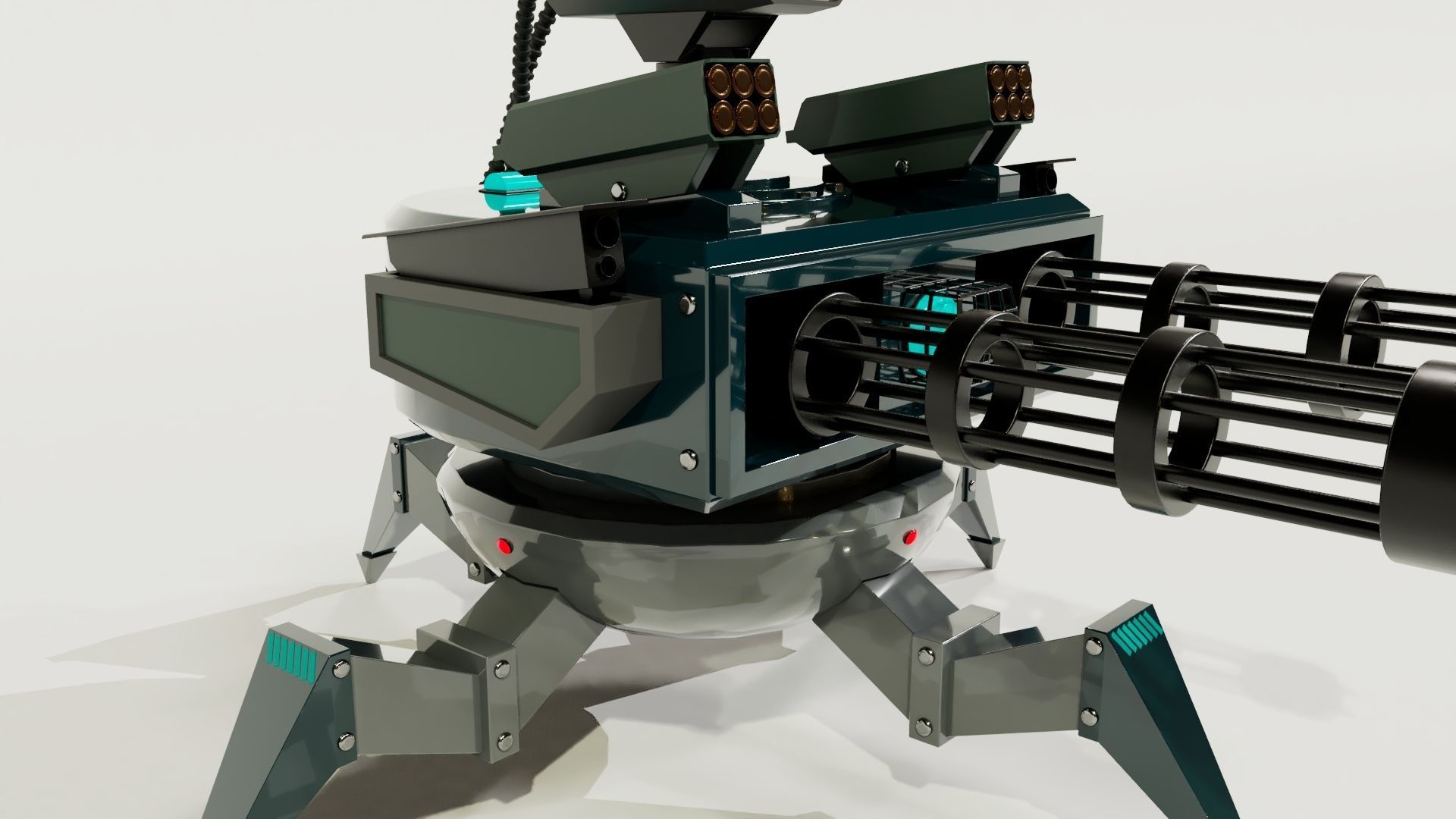 Fighter Robot 3D model_7