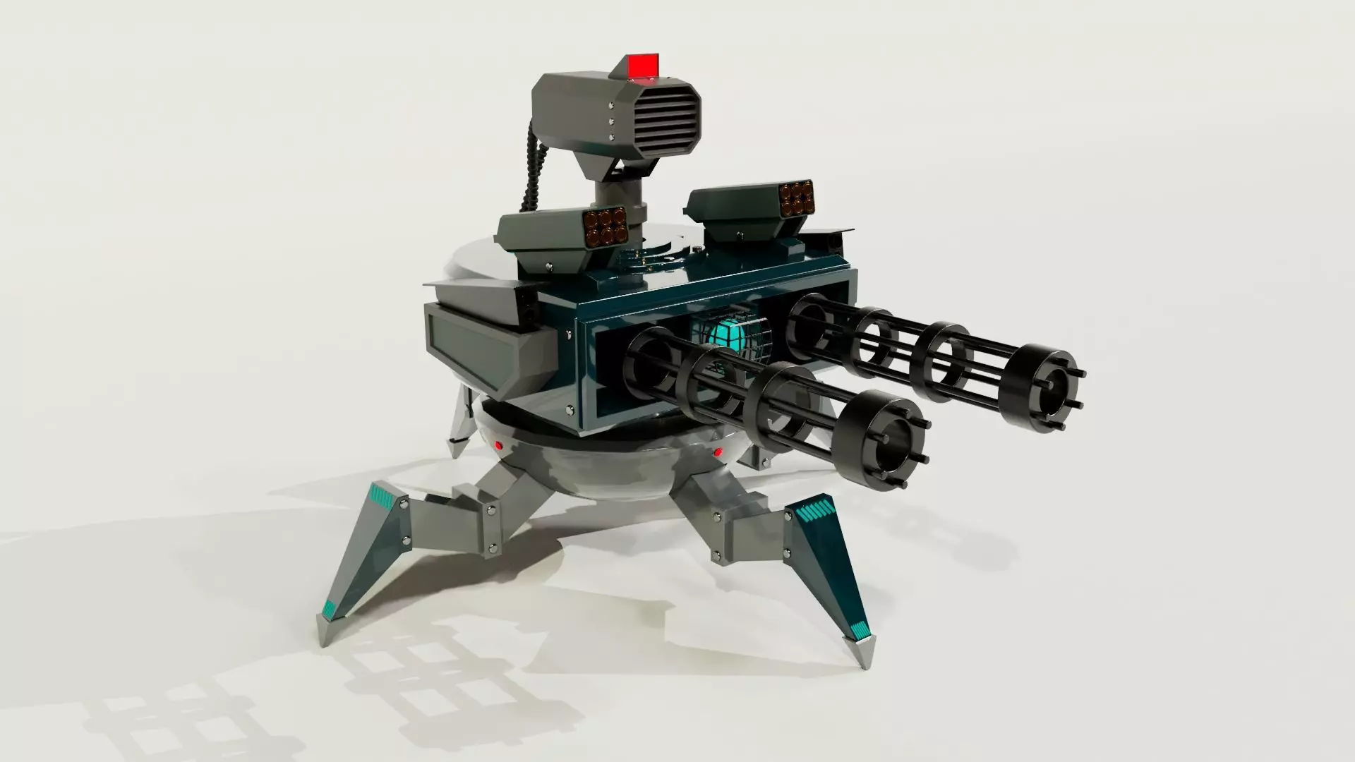 Fighter Robot 3D model_0