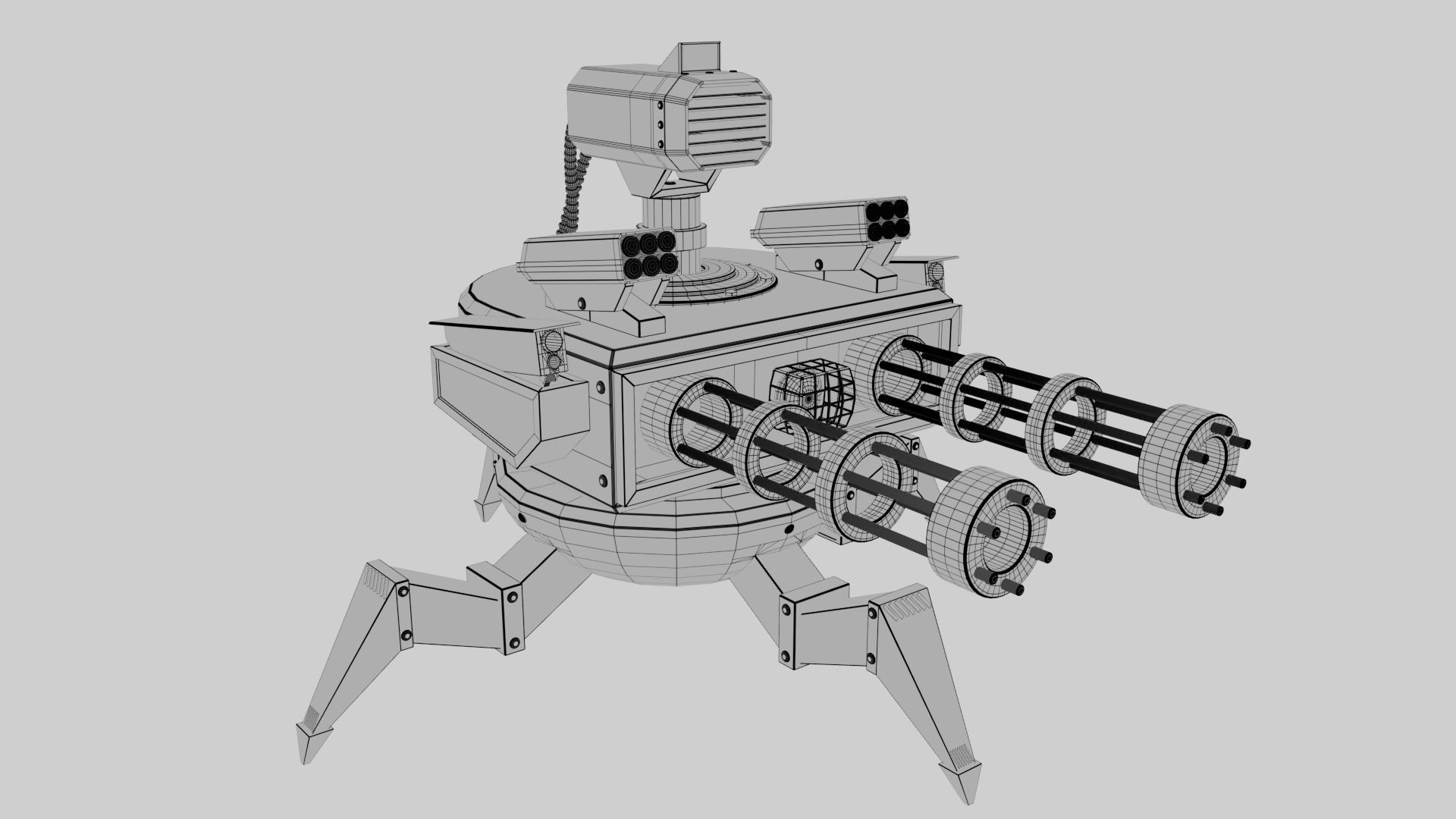 Fighter Robot 3D model_8