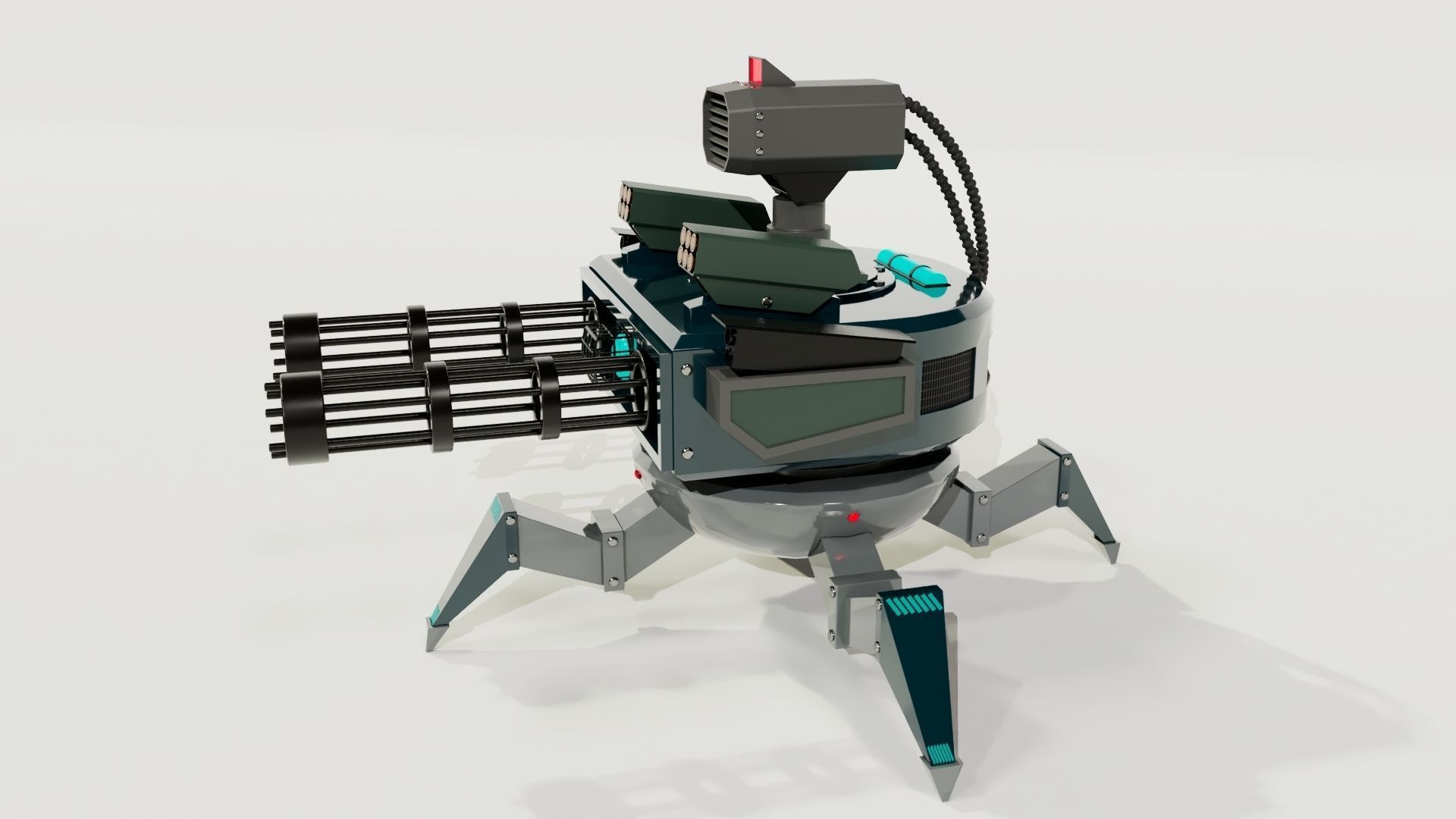 Fighter Robot 3D model_1