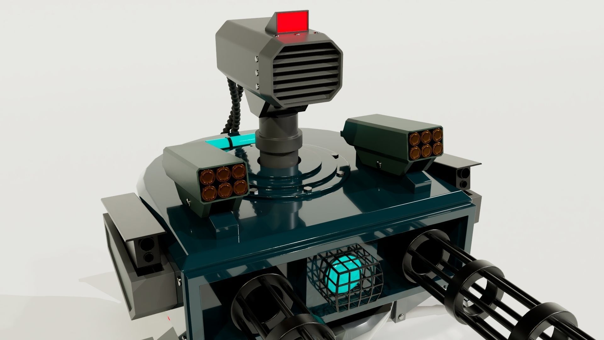 Fighter Robot 3D model_6
