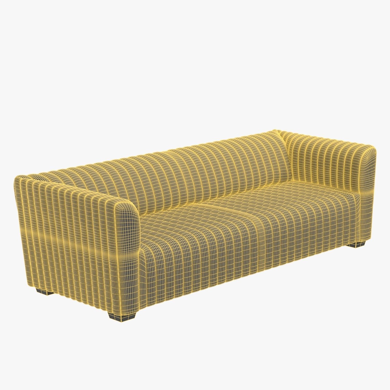 Bernhardt Kent Sofa 3D model_6
