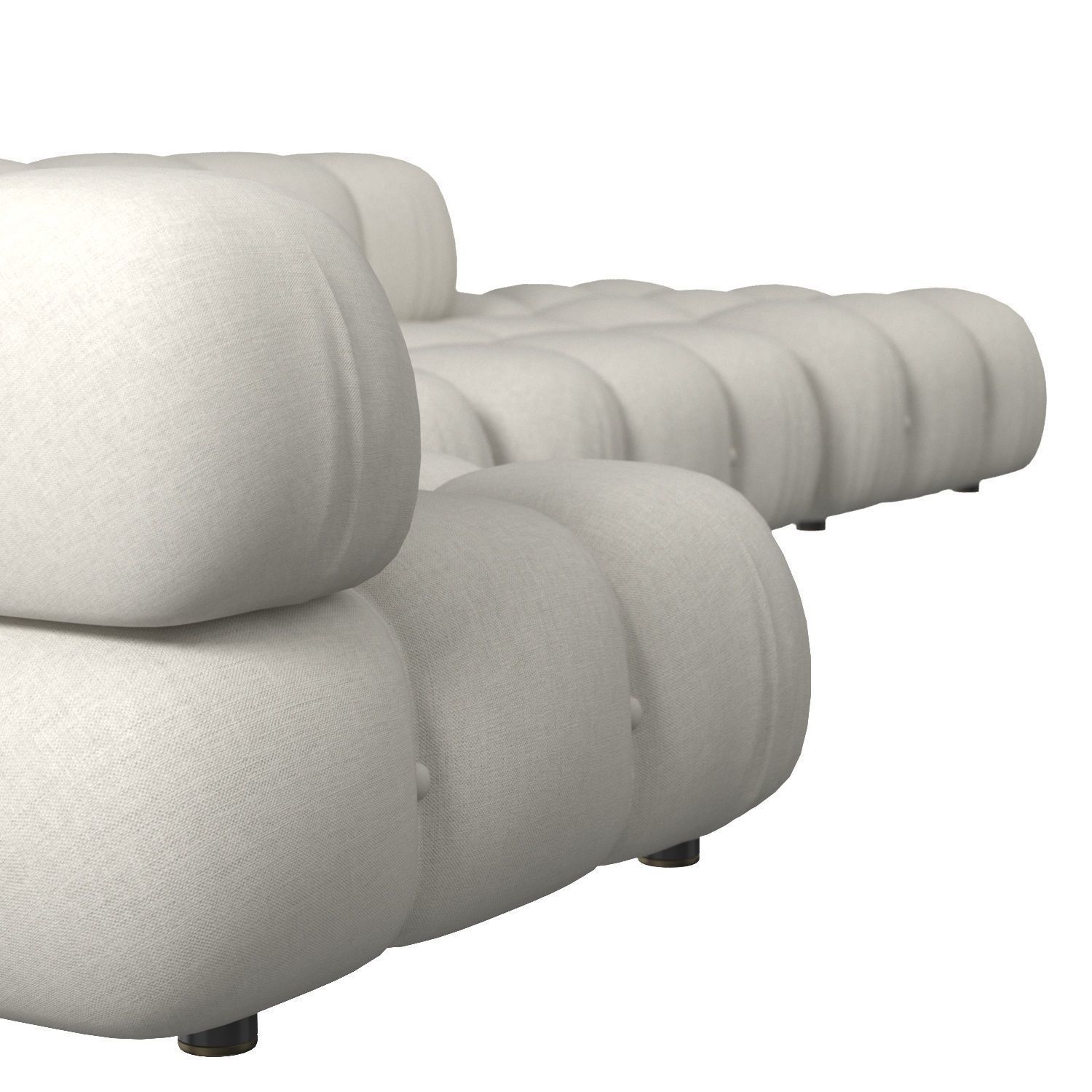 Belia Modular Sectional 3D model_4