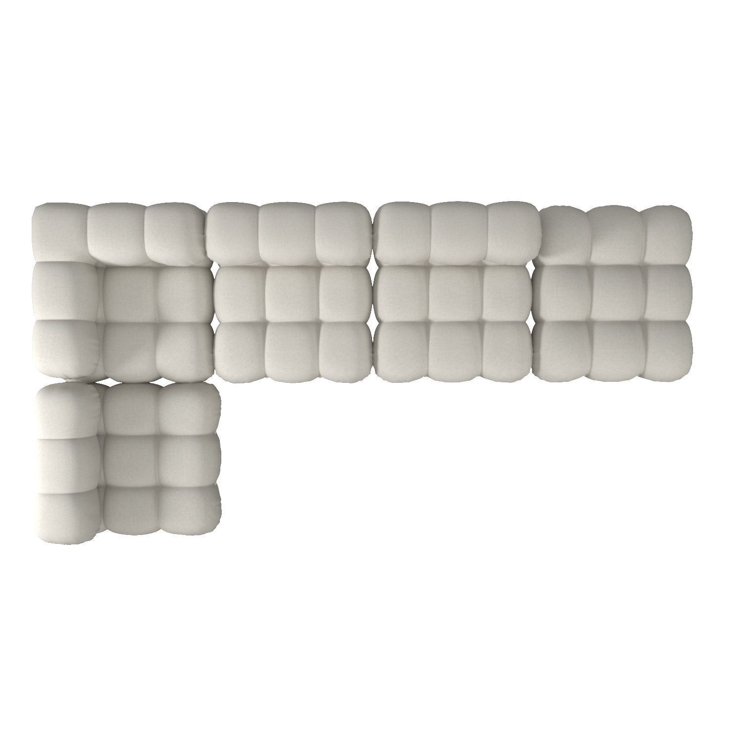 Belia Modular Sectional 3D model_3