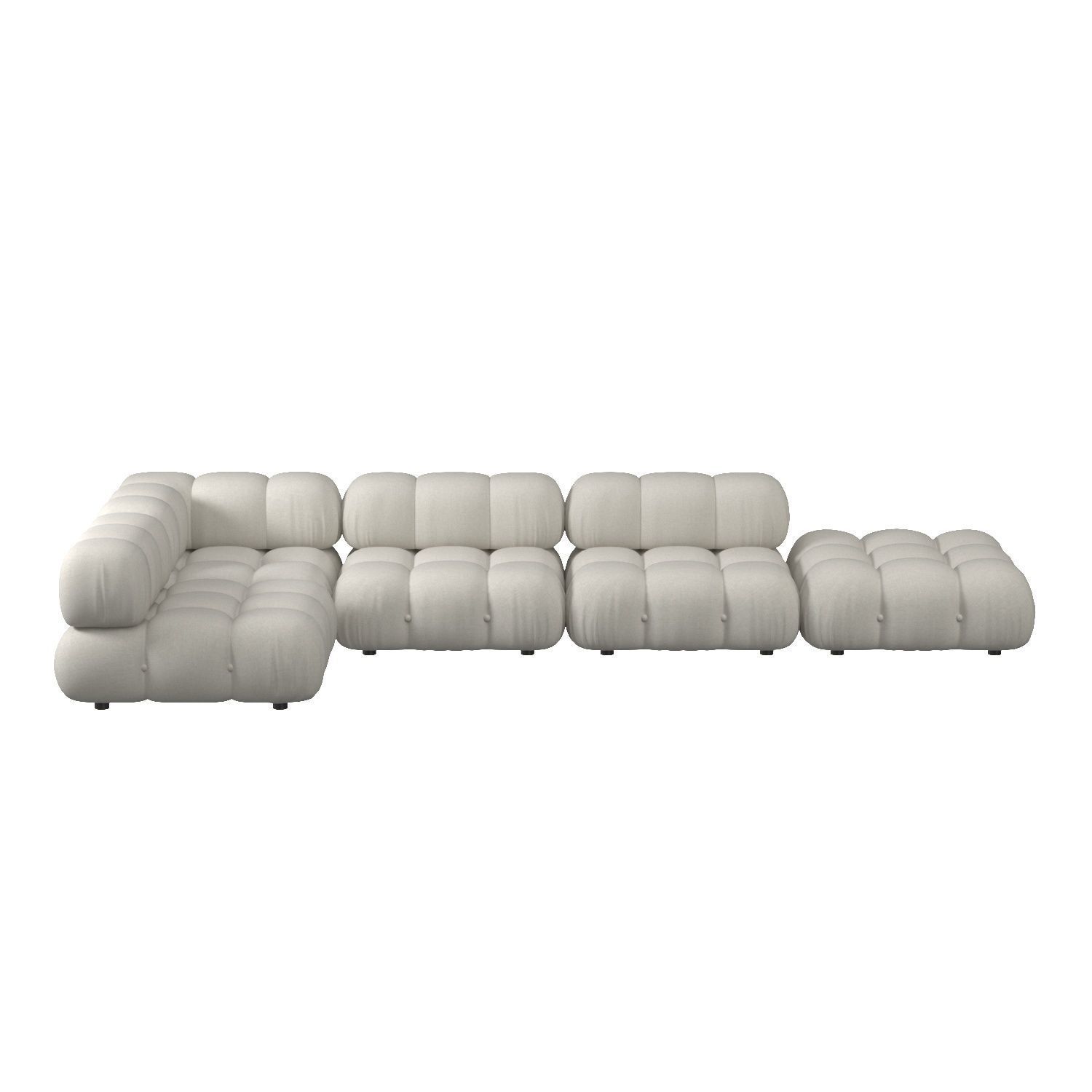 Belia Modular Sectional 3D model_1