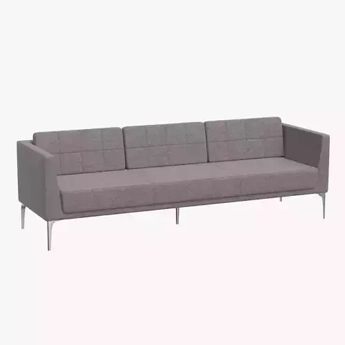 Arwyn Quilted Cushion Back Three Seater Sofa
