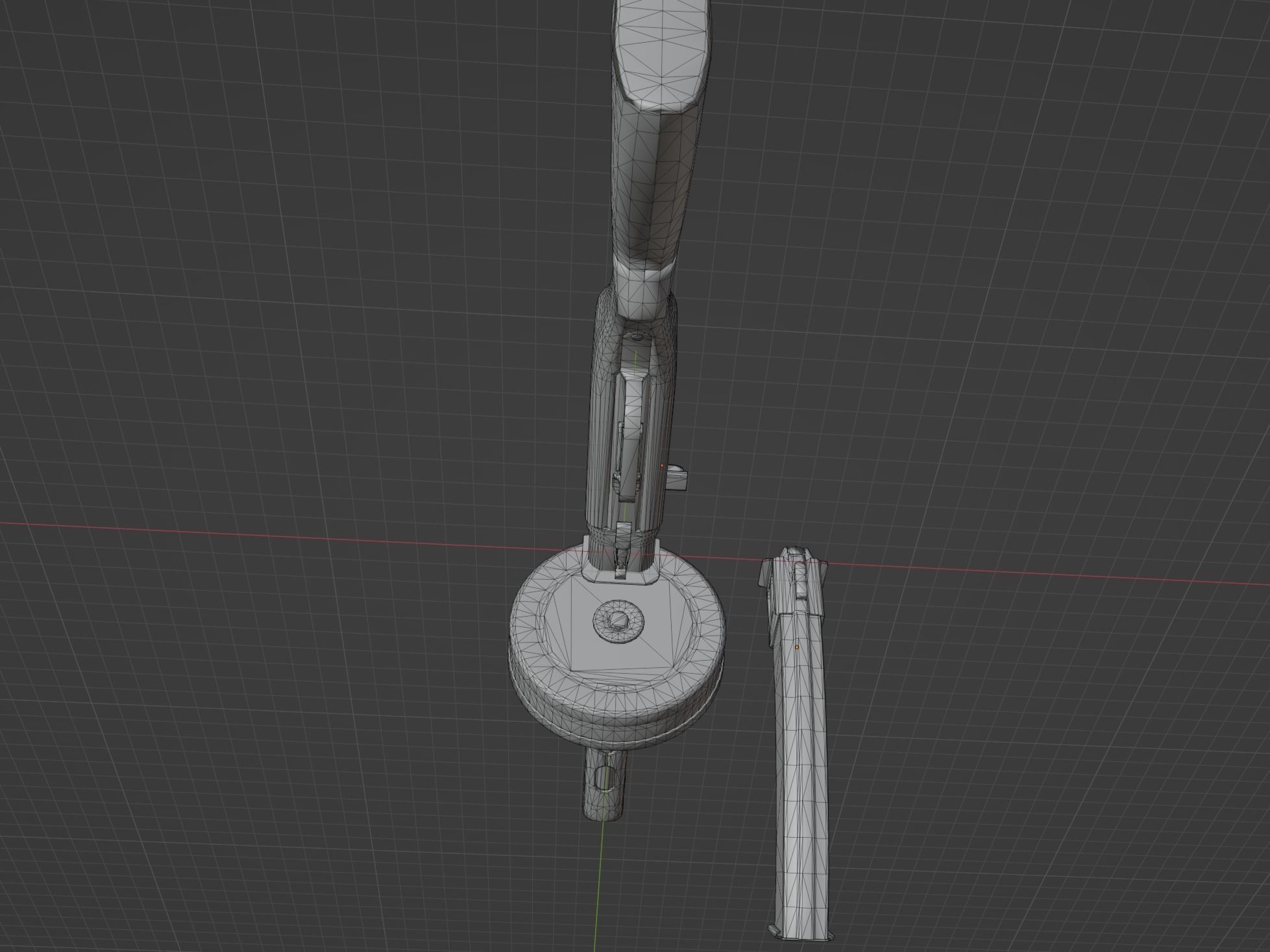 PPSH 41 Low-poly 3D model_10