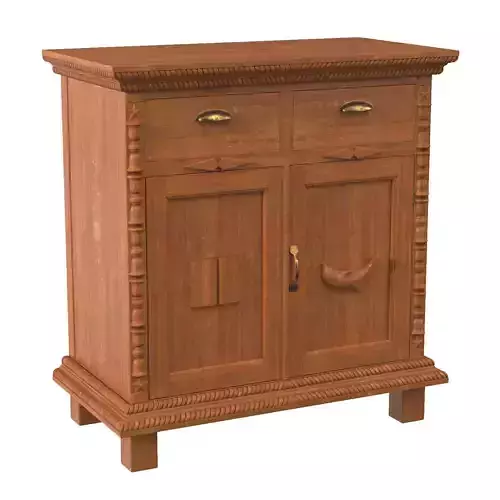 Antique Two Door Buffet Cabinet