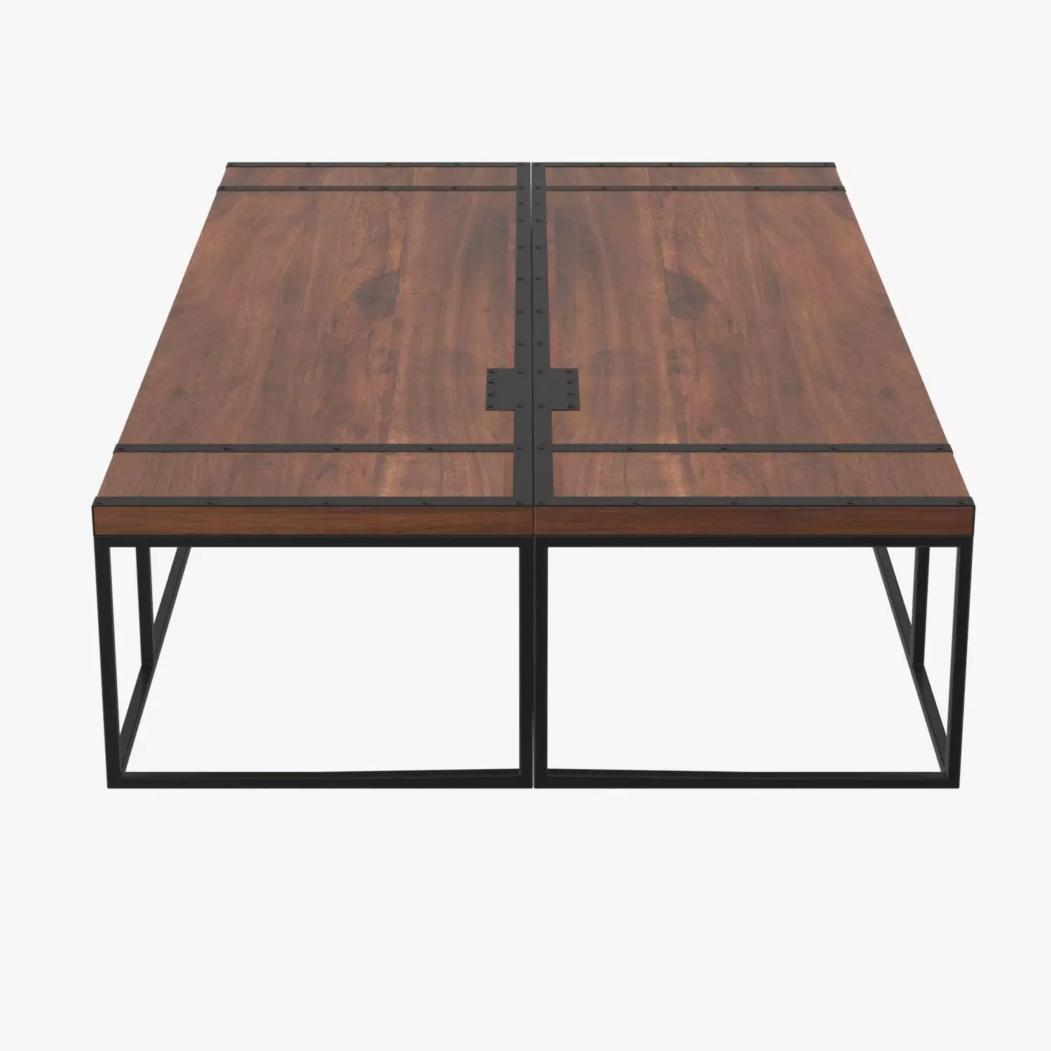 Antique Doors Coffee Table SA-4649 3D model